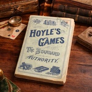 Antique 1908 Hoyle’s Games Book | The Standard Hoyle | Card & Table Games Guide